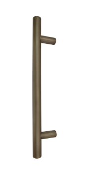 Windsor Premium NZ Entrance Brass Pull Handle Round 300mm Overall Price Per Pair Available in 10 Colours