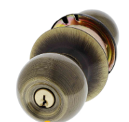 Carbine Australia Aintree Passage Set - Key Outside Button in Locks Outside 60/70mm Backset  Passage & Entrance Available in 3 Colours : Copper Bronze ,Polished Brass & Antique Brass