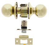 Carbine Australia Aintree Passage Set - Key Outside Button in Locks Outside 60/70mm Backset  Passage & Entrance Available in 3 Colours : Copper Bronze ,Polished Brass & Antique Brass