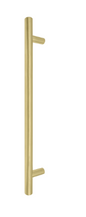 Windsor Premium NZ Entrance Brass Pull Handle Pair Round 300mm Overall Price Per Pair Available in 10 Colours