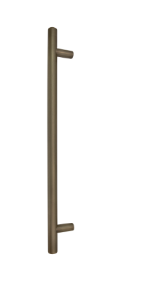 Windsor Premium NZ Entrance Brass Pull Handle Pair Round 300mm Overall Price Per Pair Available in 10 Colours