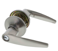 Carbine Australia Kingston Entrance Set - Key Outside Button in Locks Outside 60/70mm Backset Satin Nickel Available in Entrance ,Passage & Privacy
