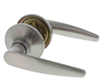 Carbine Australia Kingston Entrance Set - Key Outside Button in Locks Outside 60/70mm Backset Satin Nickel Available in Entrance ,Passage & Privacy