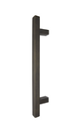 Windsor Premium NZ Entrance Brass Pull Handle Square 300mm Overall Price Per Pair Available in 10 Colours