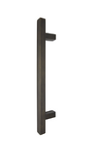 Windsor Premium NZ Entrance Brass Pull Handle Square 300mm Overall Price Per Pair Available in 10 Colours