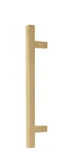 Windsor Premium NZ Entrance Brass Pull Handle Square 300mm Overall Price Per Pair Available in 10 Colours