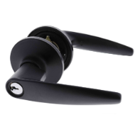 Carbine Australia Kingston Entrance Set - Key Outside Button in Locks Outside 60/70mm Backset Matte Black Available in Entrance & Privacy