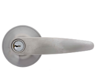 Carbine Australia Kingston Passage Set - Key Outside Button in Locks Outside 60/70mm Backset Stainless Steel Available in Entrance ,Passage & Privacy