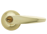 Carbine Australia Kingston Privacy Set - Key Outside Button in Locks Outside 60/70mm Backset Polished Brass Available in Entrance ,Passage & Privacy