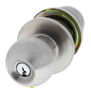 Carbine Australia Epsom Entrance Set - Key Outside Button in Locks Outside 60/70mm Backset Stainless Steel Available in Entrance & Passage