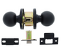 Carbine Australia Epsom Entrance Set - Key Outside Button in Locks Outside 60/70mm Backset Matte Black Available in Entrance & Passage