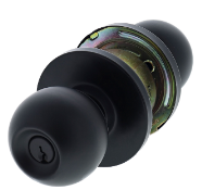 Carbine Australia Epsom Entrance Set - Key Outside Button in Locks Outside 60/70mm Backset Matte Black Available in Entrance & Passage
