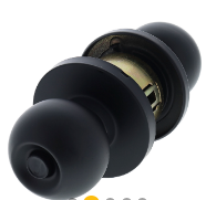 Carbine Australia Epsom Entrance Set - Key Outside Button in Locks Outside 60/70mm Backset Matte Black Available in Entrance & Passage
