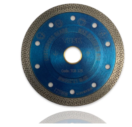 Tusk Heavy Duty Continuous Tile Blades - 105mm x 1.2/0.8 x 10 x 22.23 ,115mm x 1.2/0.8 x 10 x 22.23 ,125mm x 1.2/0.8 x 10 x 22.23 &  180mm x 1.6/1.2 x 10 x 22.23