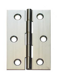 Lohala Hinge Brass 89mm x 75mm x 2.5mm Fixed Pin - Available in 3 Colours : Brushed Nickel ,Bronze & Polished Brass