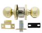 Carbine Australia Epsom Passage Set - Key Outside Button in Locks Outside 70mm Backset Polished Brass Available in  Passage & Privacy