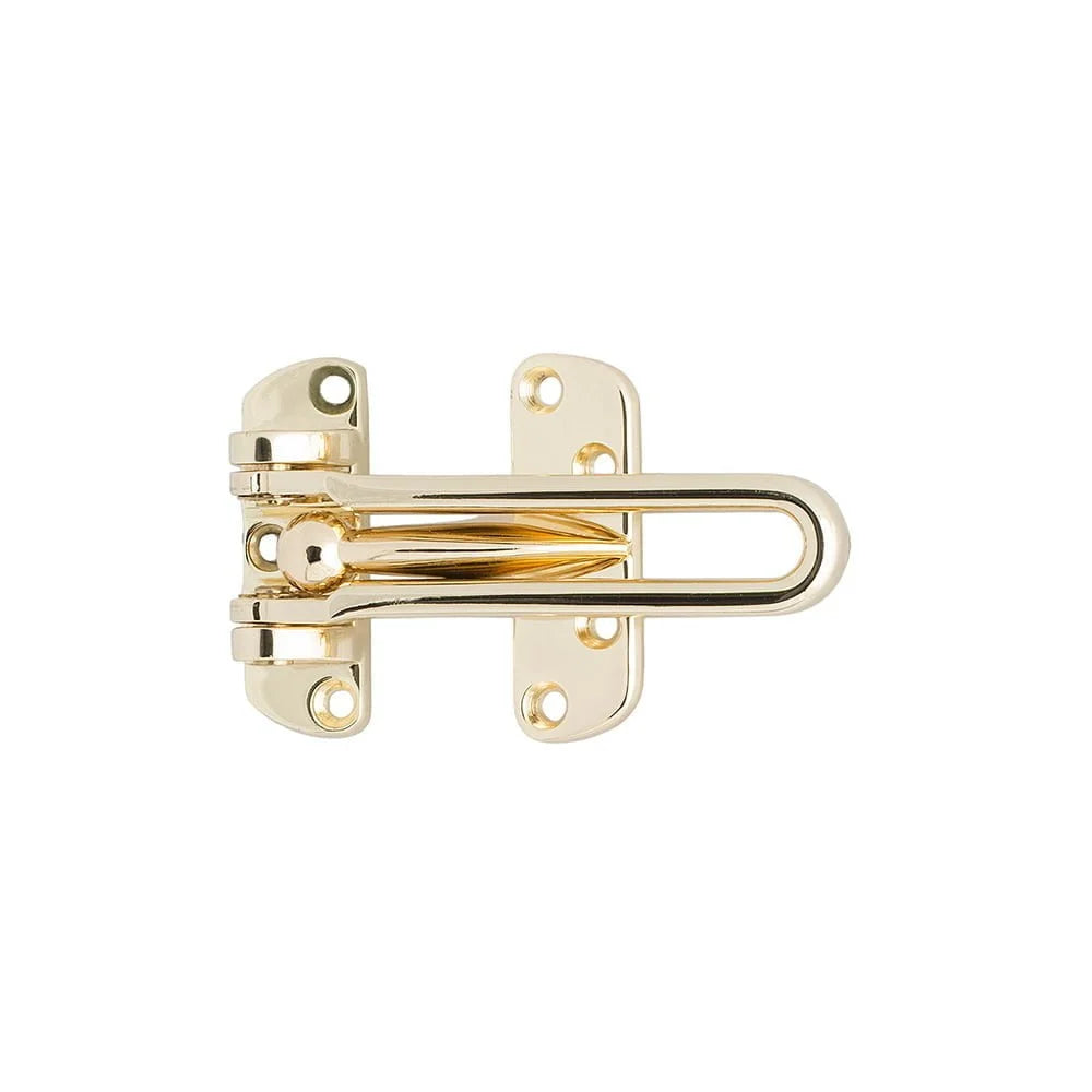 MILES NELSON ENTRANCE DOOR DOOR GUARD BRASS  FINISH AND SATIN CHROME FINISH PRICED PER EACH