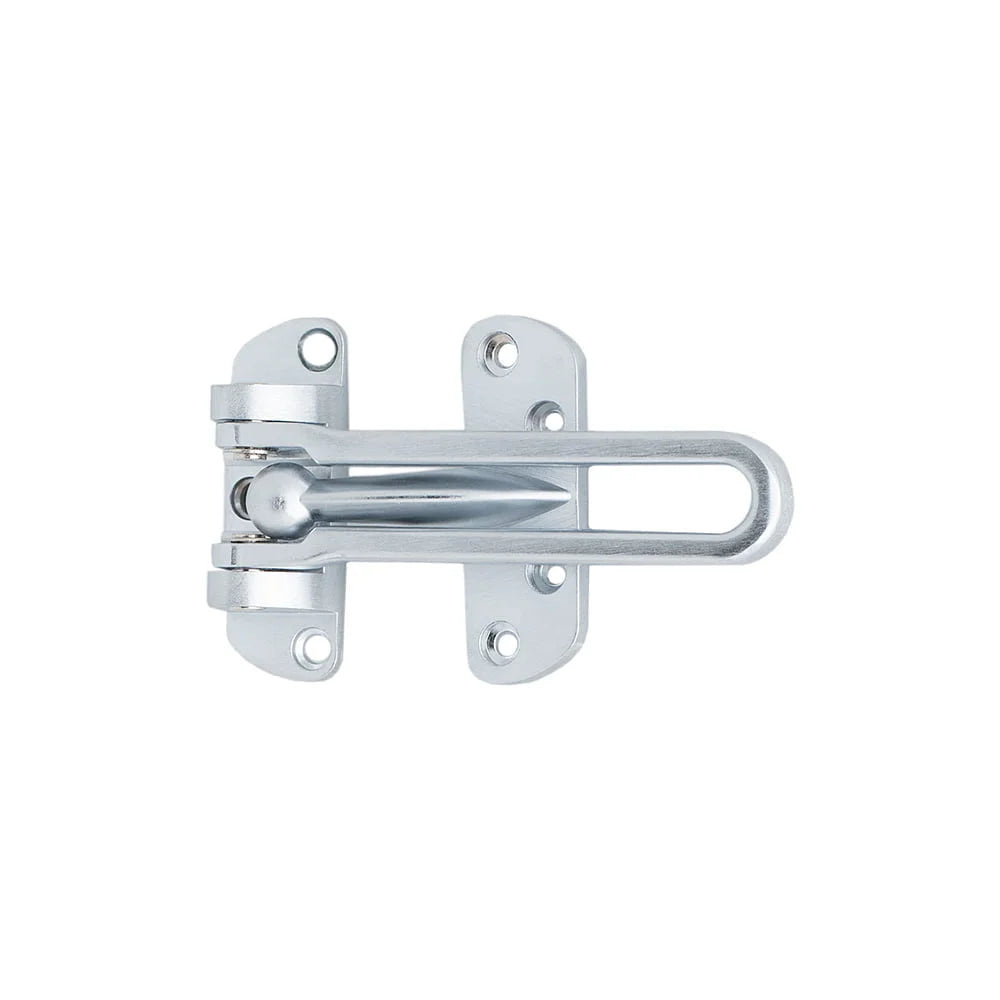 MILES NELSON ENTRANCE DOOR DOOR GUARD BRASS  FINISH AND SATIN CHROME FINISH PRICED PER EACH