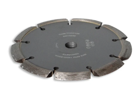Tusk Heavy Duty Concrete Crack Chaser Blade 125mm x 4/3.2 x 10 x 22.23 ,125mm x 5/3.5 x 8 x M14 ,125mm x 6.5/3.5 x 10 x M14 ,125mm x 10/6 x 10 x 22.23 & 180mm x 10/6 x 10 x 22.23