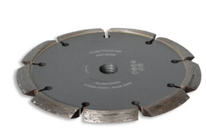 Tusk Heavy Duty Concrete Crack Chaser Blade 125mm x 4/3.2 x 10 x 22.23 ,125mm x 5/3.5 x 8 x M14 ,125mm x 6.5/3.5 x 10 x M14 ,125mm x 10/6 x 10 x 22.23 & 180mm x 10/6 x 10 x 22.23