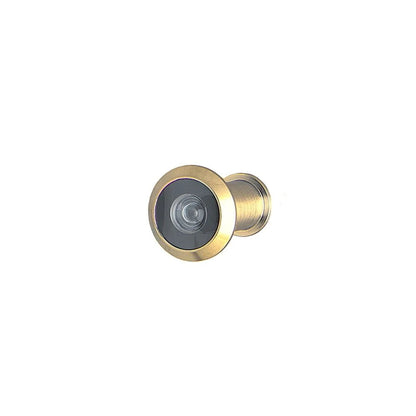 MILES NELSON ENTRANCE DOOR DOOR VIEWER POLISHED BRASS AND SATIN CHROME