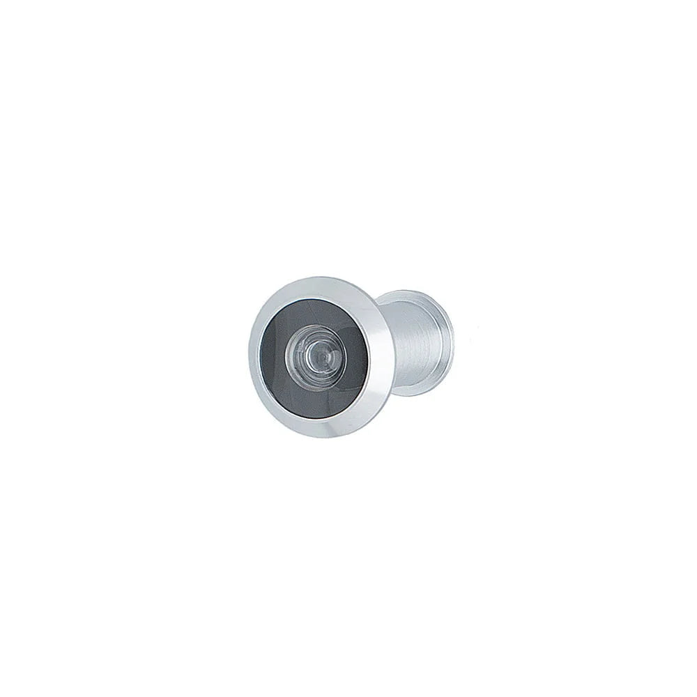 MILES NELSON ENTRANCE DOOR DOOR VIEWER POLISHED BRASS AND SATIN CHROME