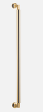 Iver Berlin Pull Handle 0480 Centre to Centre 600mm Polished Brass - Pull Handle Single ,Entrance Kit Thumb 5 Pin and Entrance Dual Function 5 Pin