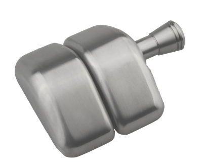 D&D Technologies DD TECH MAGNALATCH SIDE PULL SERIES 2 VISAGE BRUSHED STAINLESS STEEL & POLISHED STAINLESS STEEL