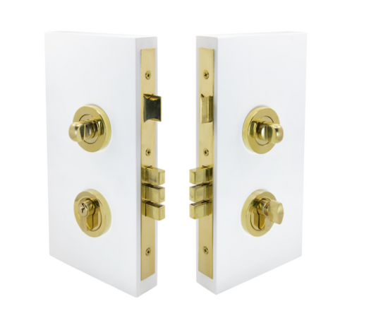 Windsor Premium NZ Pull Handle Double Turn Lock Round 60mm Available in 11 Colours