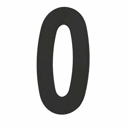 MILES NELSON ENTRANCE DOOR HOUSE NUMBER '0,1,2,3,4,5,6,7,8,9' – CONCEALED FIX 100MM & 155MM MATT BLACK