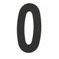 MILES NELSON ENTRANCE DOOR HOUSE NUMBER '0,1,2,3,4,5,6,7,8,9' – CONCEALED FIX 100MM & 155MM MATT BLACK