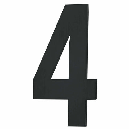 MILES NELSON ENTRANCE DOOR HOUSE NUMBER '0,1,2,3,4,5,6,7,8,9' – CONCEALED FIX 100MM & 155MM MATT BLACK