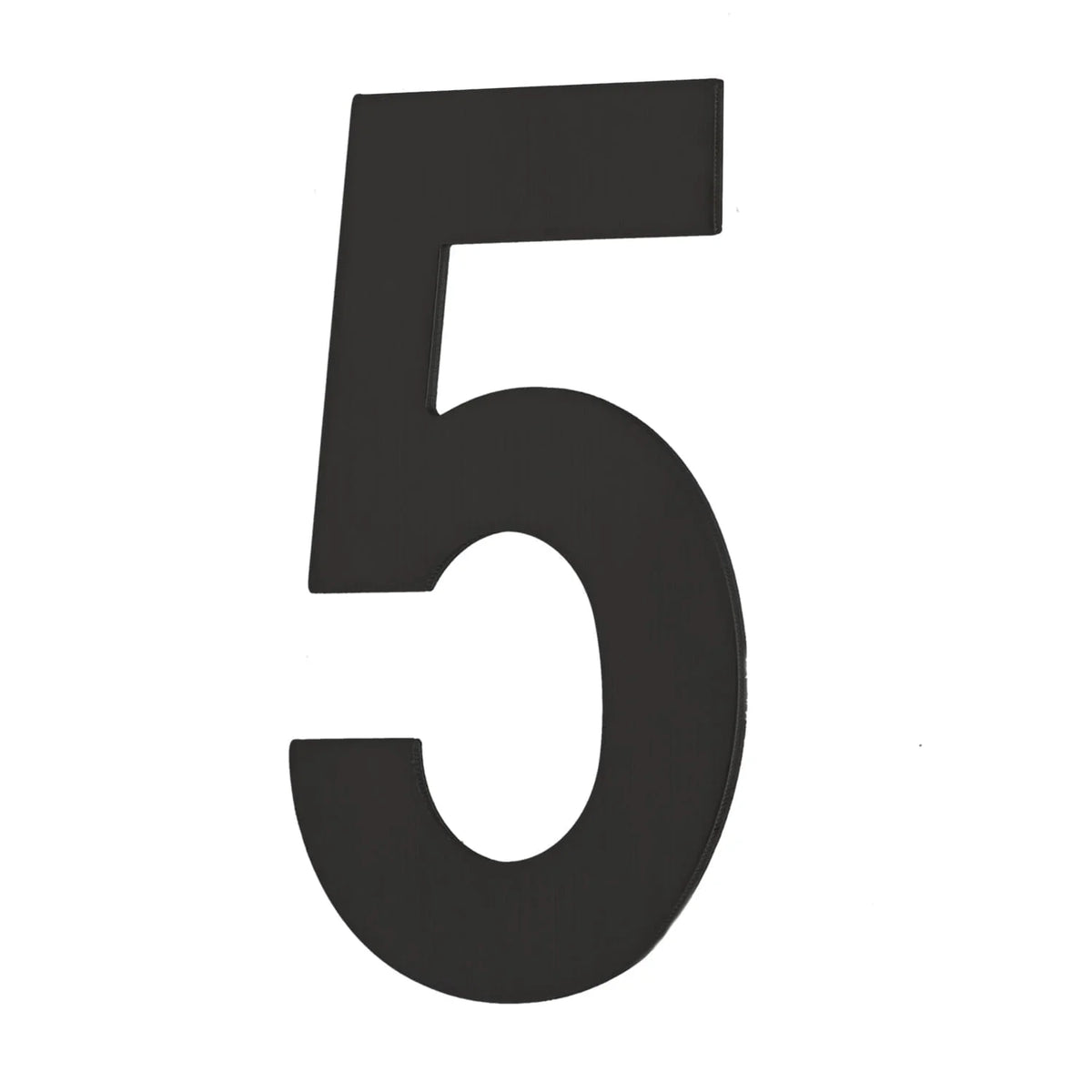 MILES NELSON ENTRANCE DOOR HOUSE NUMBER '0,1,2,3,4,5,6,7,8,9' – CONCEALED FIX 100MM & 155MM MATT BLACK