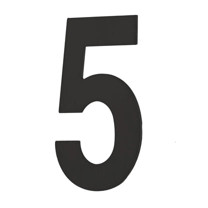 MILES NELSON ENTRANCE DOOR HOUSE NUMBER '0,1,2,3,4,5,6,7,8,9' – CONCEALED FIX 100MM & 155MM MATT BLACK