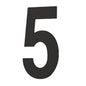 MILES NELSON ENTRANCE DOOR HOUSE NUMBER '0,1,2,3,4,5,6,7,8,9' – CONCEALED FIX 100MM & 155MM MATT BLACK