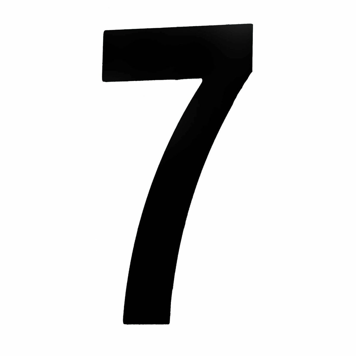 MILES NELSON ENTRANCE DOOR HOUSE NUMBER '0,1,2,3,4,5,6,7,8,9' – CONCEALED FIX 100MM & 155MM MATT BLACK