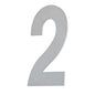 MILES NELSON ENTRANCE DOOR HOUSE NUMBER '0,1,2,3,4,5,6,7,8,9' – STICK ON 155MM STAINLESS STEEL