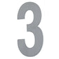 MILES NELSON ENTRANCE DOOR HOUSE NUMBER '0,1,2,3,4,5,6,7,8,9' – STICK ON 155MM STAINLESS STEEL