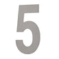 MILES NELSON ENTRANCE DOOR HOUSE NUMBER '0,1,2,3,4,5,6,7,8,9' – STICK ON 155MM STAINLESS STEEL