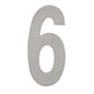 MILES NELSON ENTRANCE DOOR HOUSE NUMBER '0,1,2,3,4,5,6,7,8,9' – STICK ON 155MM STAINLESS STEEL