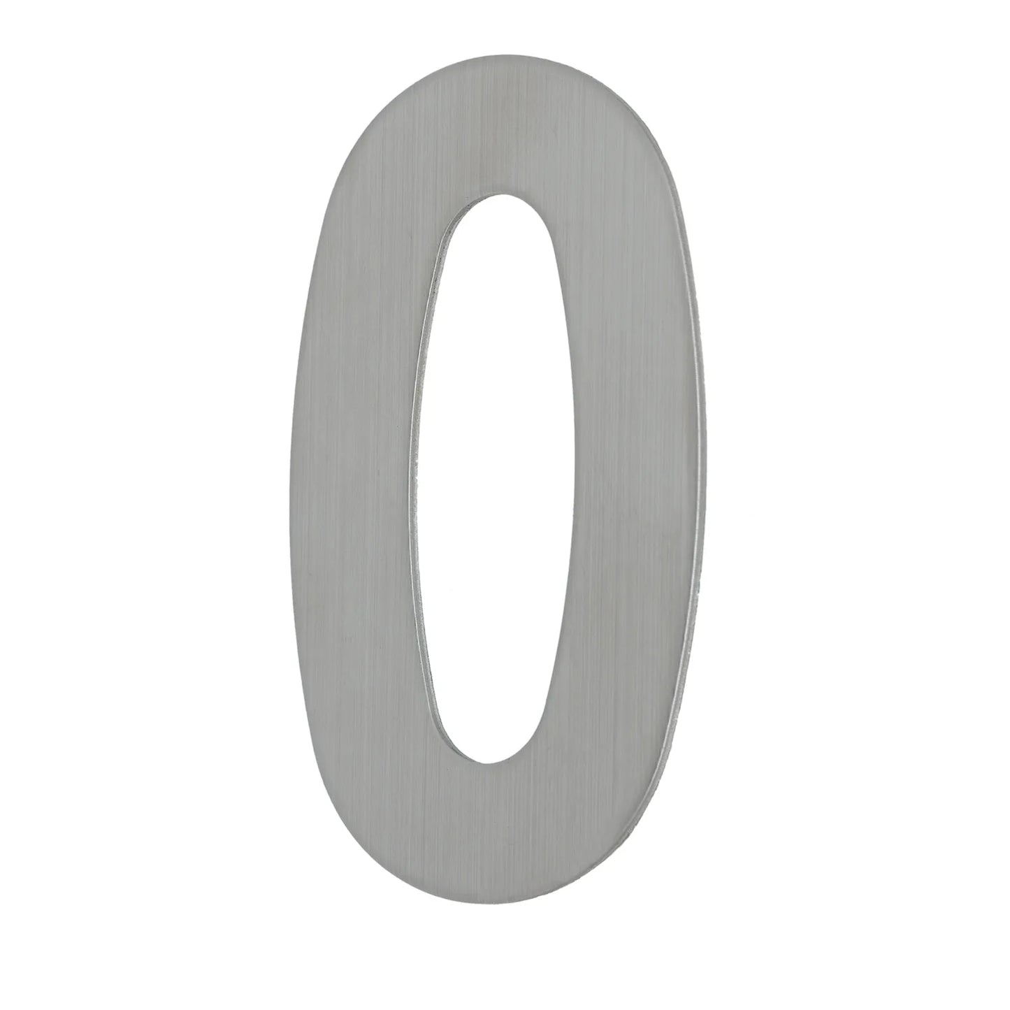 MILES NELSON ENTRANCE DOOR HOUSE NUMBER '0,1,2,3,4,5,6,7,8,9' – STICK ON 155MM STAINLESS STEEL