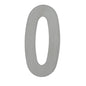 MILES NELSON ENTRANCE DOOR HOUSE NUMBER '0,1,2,3,4,5,6,7,8,9' – STICK ON 155MM STAINLESS STEEL