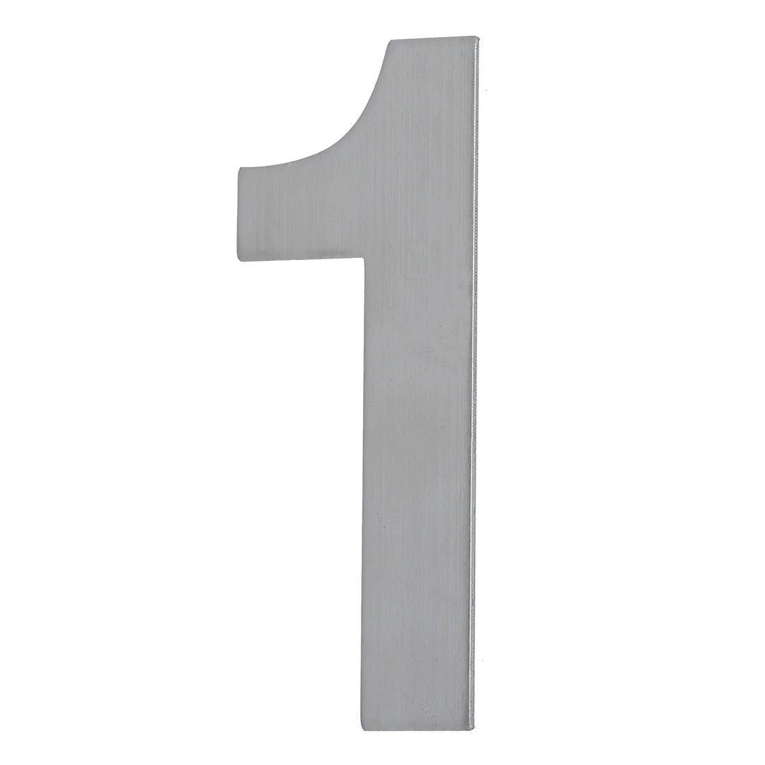 MILES NELSON ENTRANCE DOOR HOUSE NUMBER '0,1,2,3,4,5,6,7,8,9' – STICK ON 155MM STAINLESS STEEL