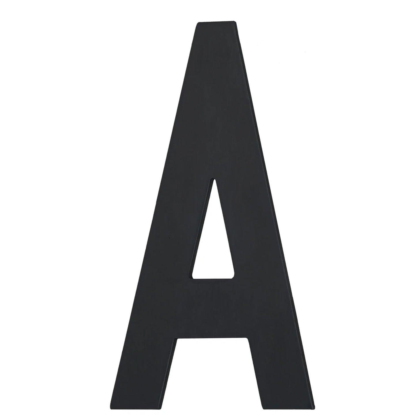 MILES NELSON ENTRANCE DOOR HOUSE LETTER 'A,B,C,D,E' – CONCEALED FIX 100MM STAINLESS STEEL & 'A,B'- STEEL BLACK