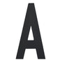 MILES NELSON ENTRANCE DOOR HOUSE LETTER 'A,B,C,D,E' – CONCEALED FIX 100MM STAINLESS STEEL & 'A,B'- STEEL BLACK