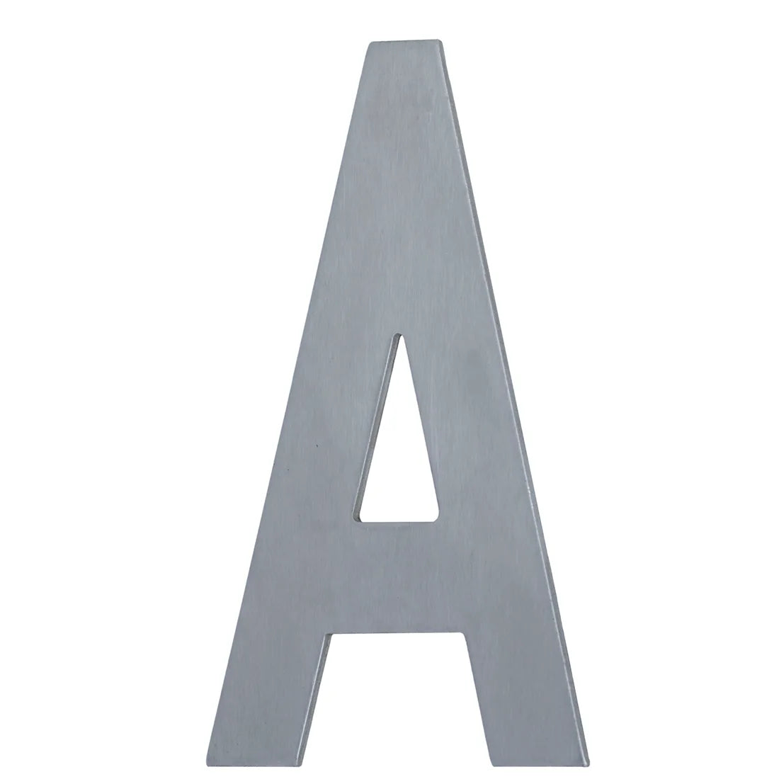 MILES NELSON ENTRANCE DOOR HOUSE LETTER 'A,B,C,D,E' – CONCEALED FIX 100MM STAINLESS STEEL & 'A,B'- STEEL BLACK