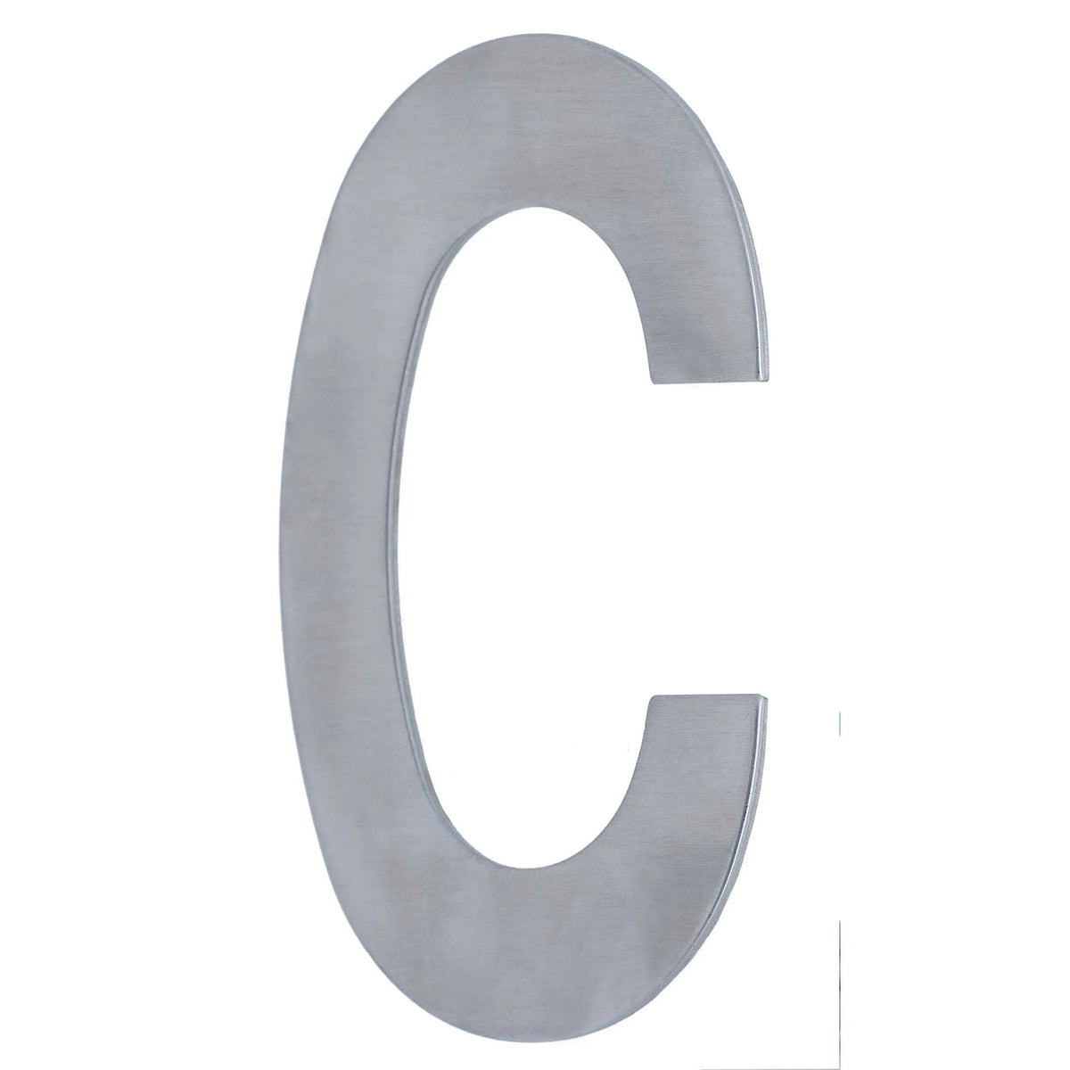 MILES NELSON ENTRANCE DOOR HOUSE LETTER 'A,B,C,D,E' – CONCEALED FIX 100MM STAINLESS STEEL & 'A,B'- STEEL BLACK