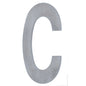 MILES NELSON ENTRANCE DOOR HOUSE LETTER 'A,B,C,D,E' – CONCEALED FIX 100MM STAINLESS STEEL & 'A,B'- STEEL BLACK