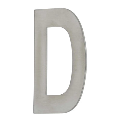 MILES NELSON ENTRANCE DOOR HOUSE LETTER 'A,B,C,D,E' – CONCEALED FIX 100MM STAINLESS STEEL & 'A,B'- STEEL BLACK