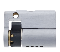 Carbine Australia Half Cylinder, Fixed Cam With & Without Barrel - Use As 5 or 6 pin Satin Chrome
